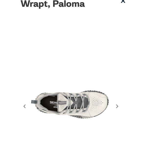 Merrell Gray and Black Athletic Shoes wrapt Paloma 7b - Picture 14 of 15